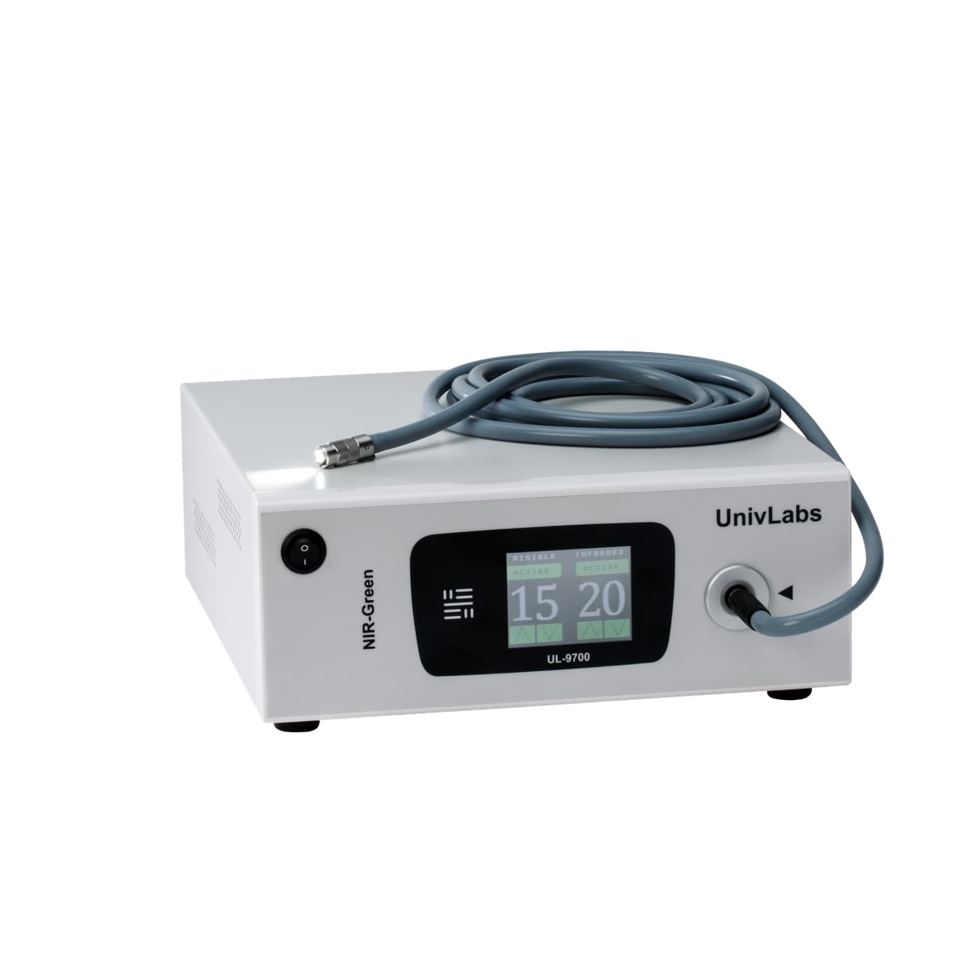 UnivLabs NIR UL9700 light source with fibre-optic cable